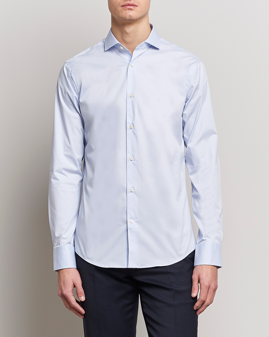 Homme | Chemises | Tiger of Sweden | Farell 5 Stretch Shirt Light Blue