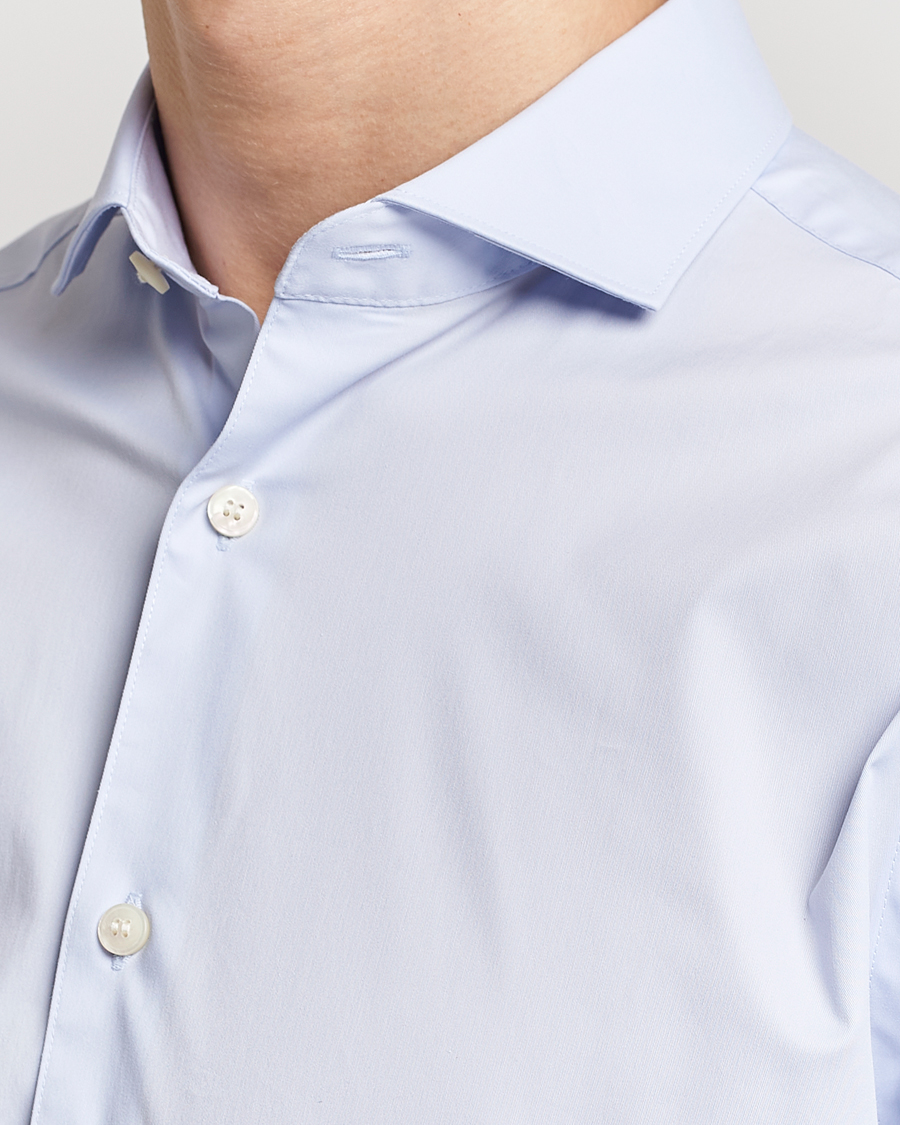 Homme | Chemises | Tiger of Sweden | Farell 5 Stretch Shirt Light Blue