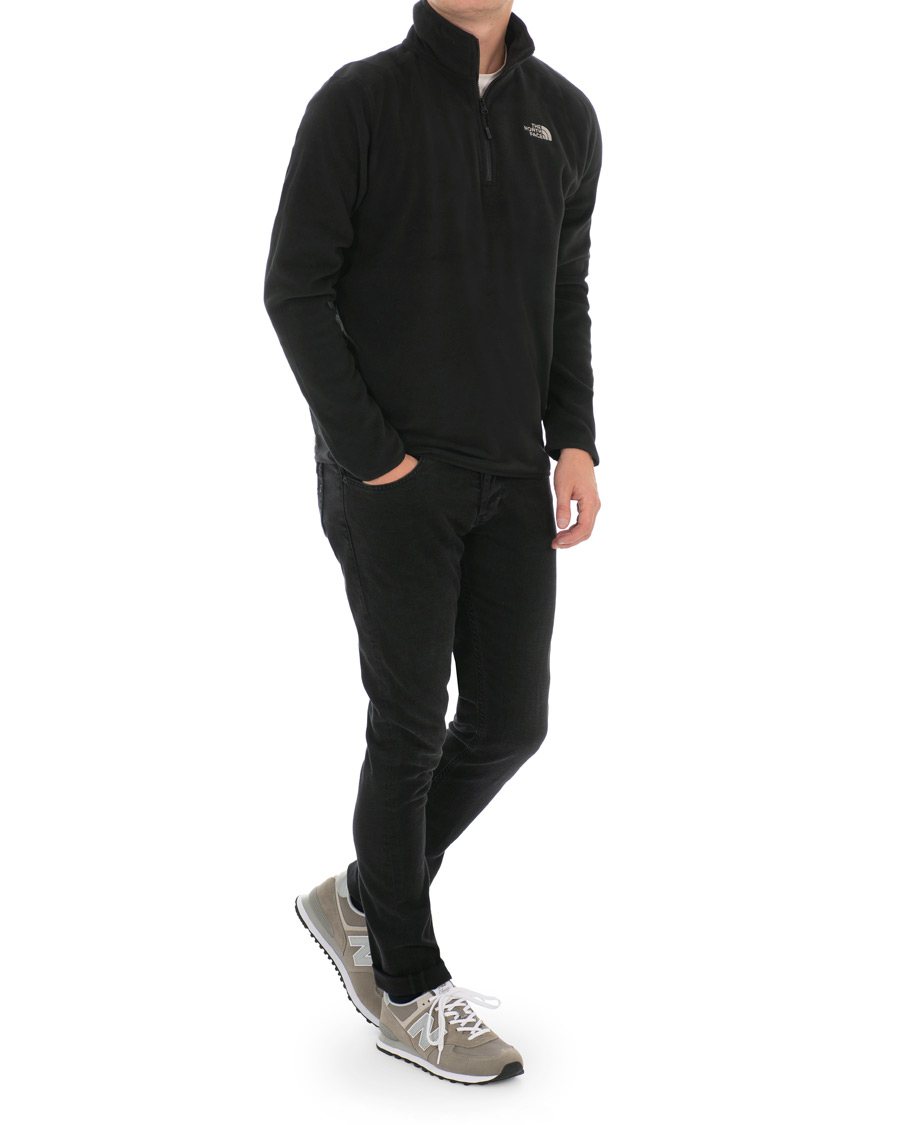 Homme | Pulls Et Tricots | The North Face | 100 Glacier 1/4 Zip Fleece TNF Black