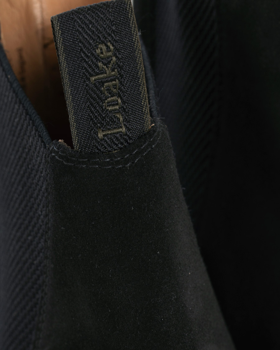 Heren | Loake 1880 Chatsworth Chelsea Boot Black Suede | Loake 1880 | Chatsworth Chelsea Boot Black Suede