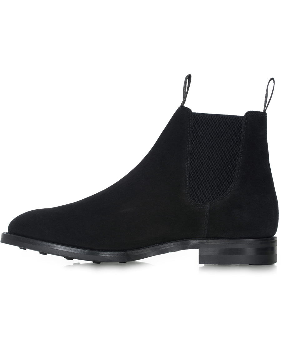 Heren | Loake 1880 Chatsworth Chelsea Boot Black Suede | Loake 1880 | Chatsworth Chelsea Boot Black Suede
