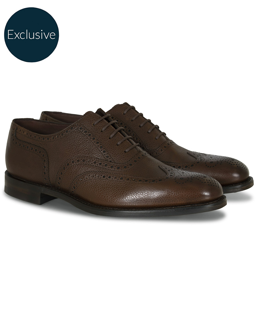 Homme | Loake 1880 Buckingham Brogue Dark Brown Grain Calf | Loake 1880 | Buckingham Brogue Dark Brown Grain Calf