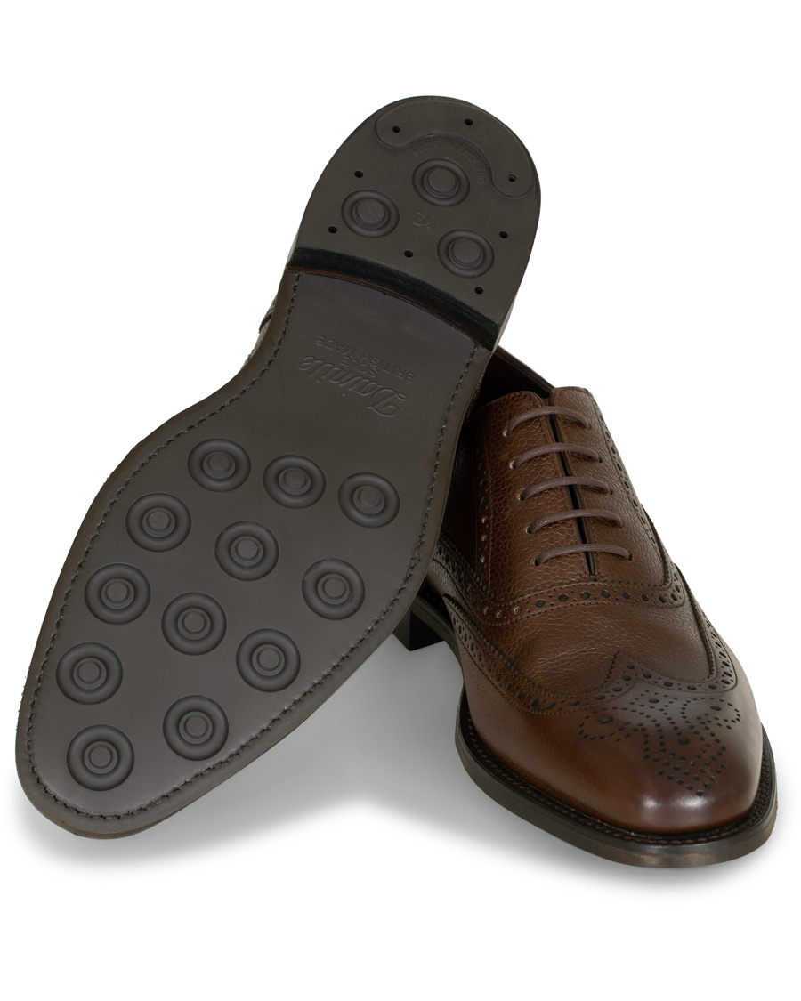 Homme | Loake 1880 Buckingham Brogue Dark Brown Grain Calf | Loake 1880 | Buckingham Brogue Dark Brown Grain Calf