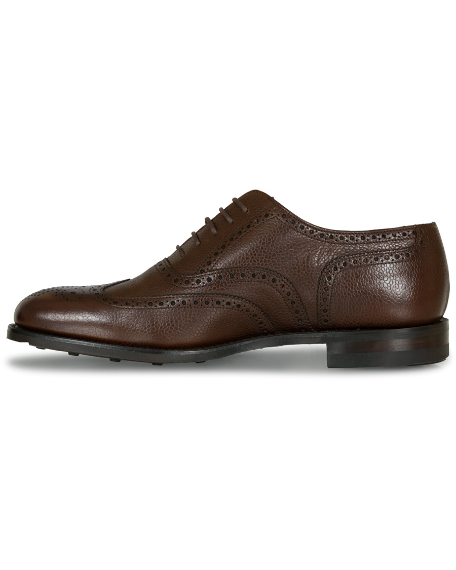 Homme | Loake 1880 Buckingham Brogue Dark Brown Grain Calf | Loake 1880 | Buckingham Brogue Dark Brown Grain Calf