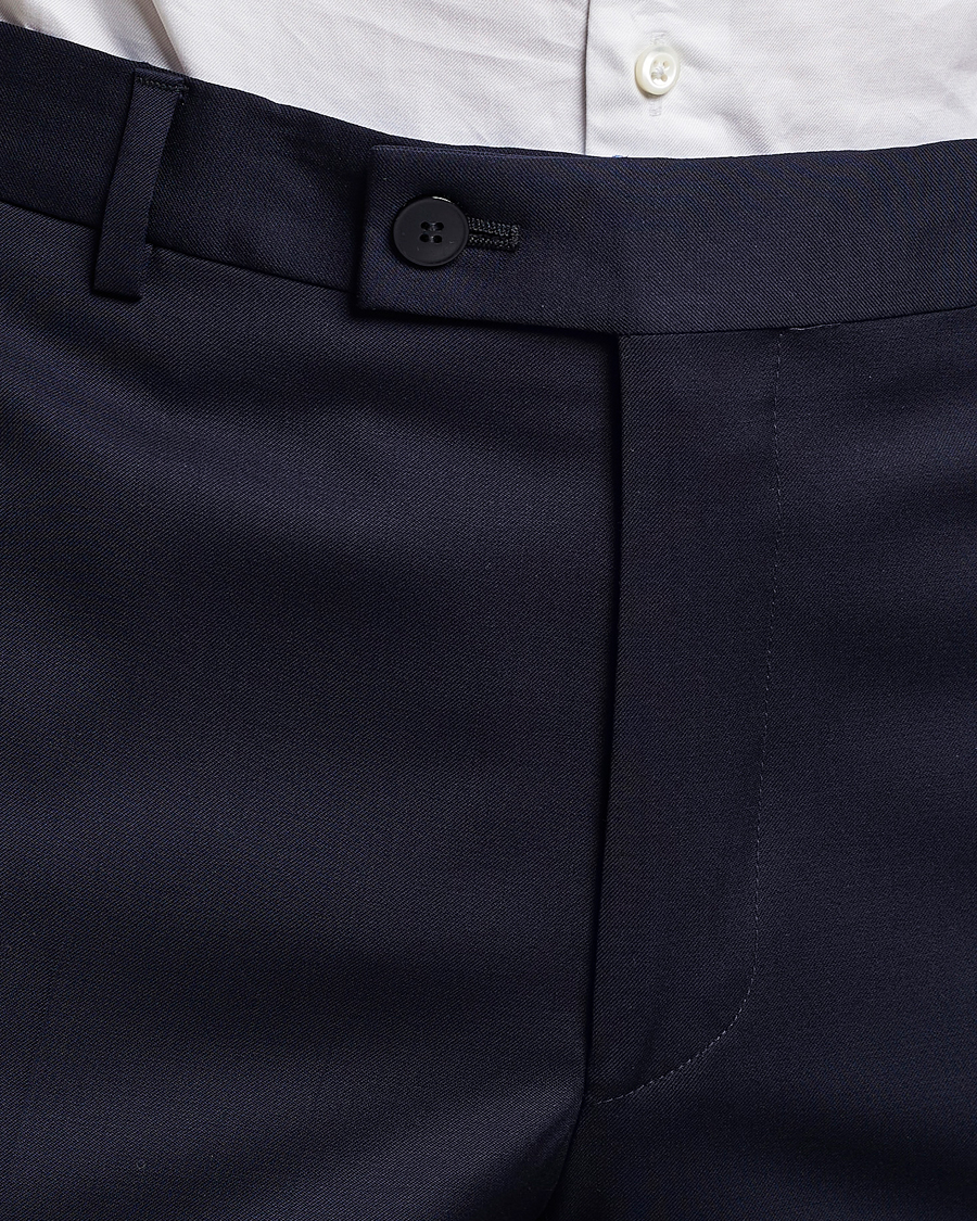 Heren | Broeken | Morris | Prestige Wool Suit Trousers Navy