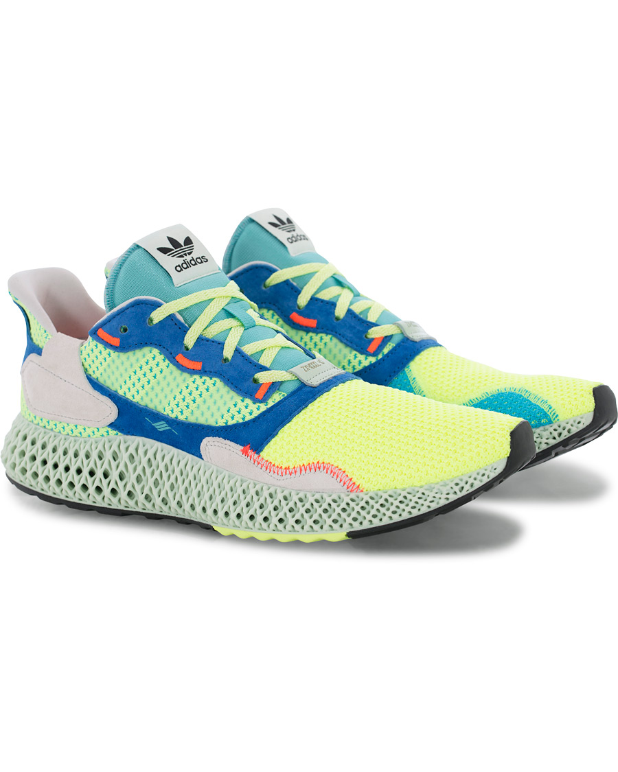 Homme | Adidas Originals ZX 4000 4D Sneaker Yellow/Green/Mint | adidas Originals | ZX 4000 4D Sneaker Yellow/Green/Mint