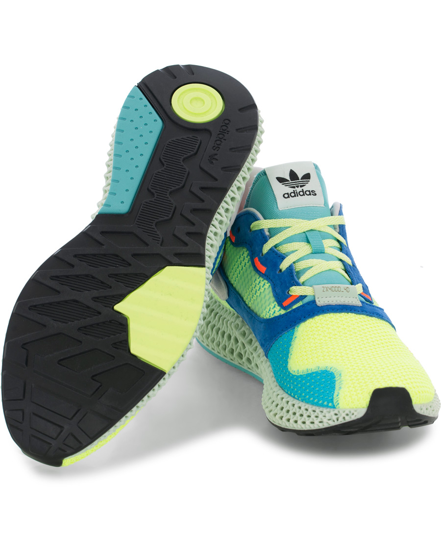 Homme | Adidas Originals ZX 4000 4D Sneaker Yellow/Green/Mint | adidas Originals | ZX 4000 4D Sneaker Yellow/Green/Mint