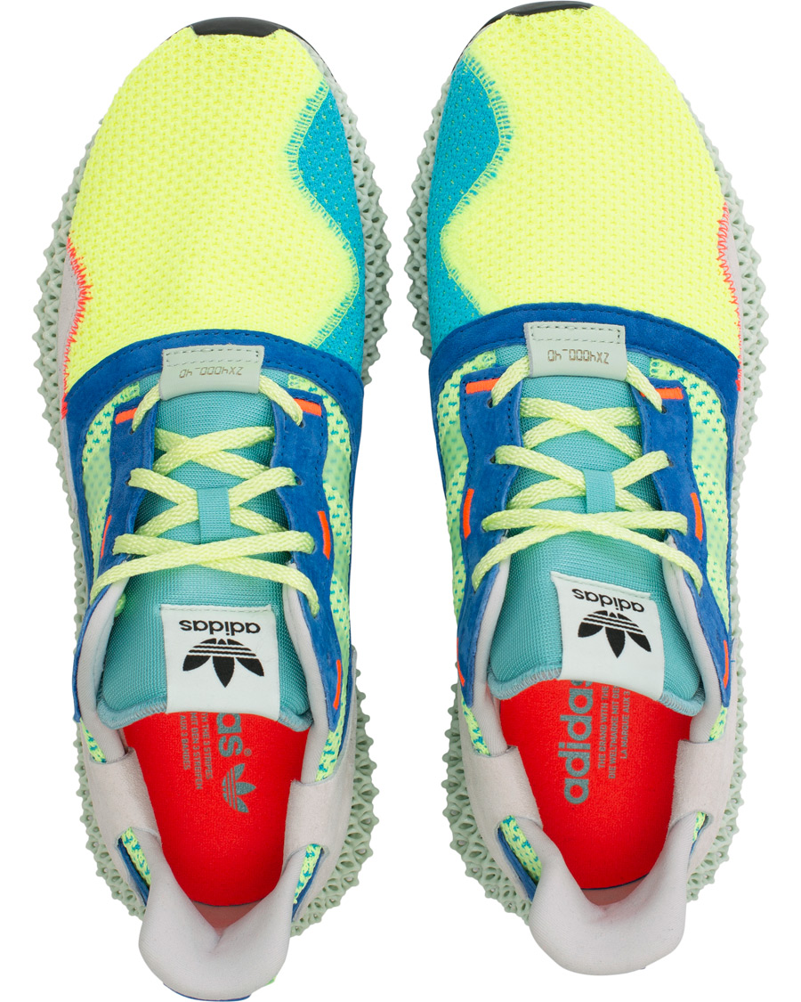 Homme | Adidas Originals ZX 4000 4D Sneaker Yellow/Green/Mint | adidas Originals | ZX 4000 4D Sneaker Yellow/Green/Mint