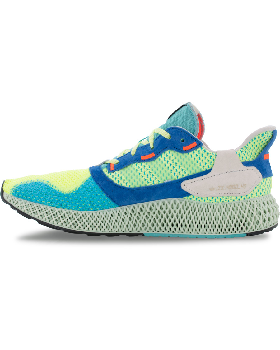 Homme | Adidas Originals ZX 4000 4D Sneaker Yellow/Green/Mint | adidas Originals | ZX 4000 4D Sneaker Yellow/Green/Mint