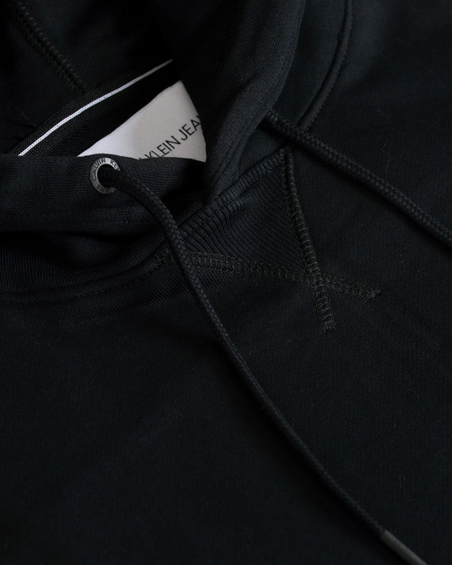 Heren | Truien | Calvin Klein Jeans | Monogram Sleeve Badge Hoodie Black