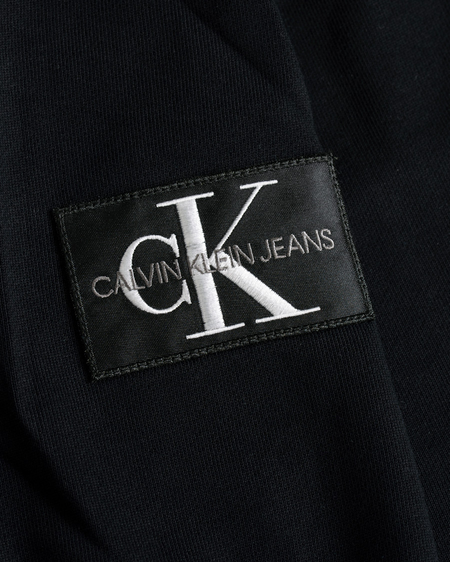 Heren | Truien | Calvin Klein Jeans | Monogram Sleeve Badge Hoodie Black