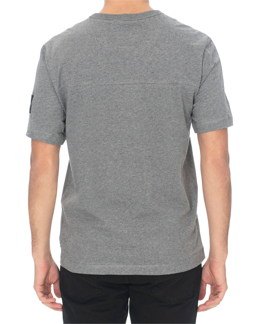 Homme | T-shirts | Calvin Klein Jeans | Monogram Sleeve Badge Tee Mid Grey Heather