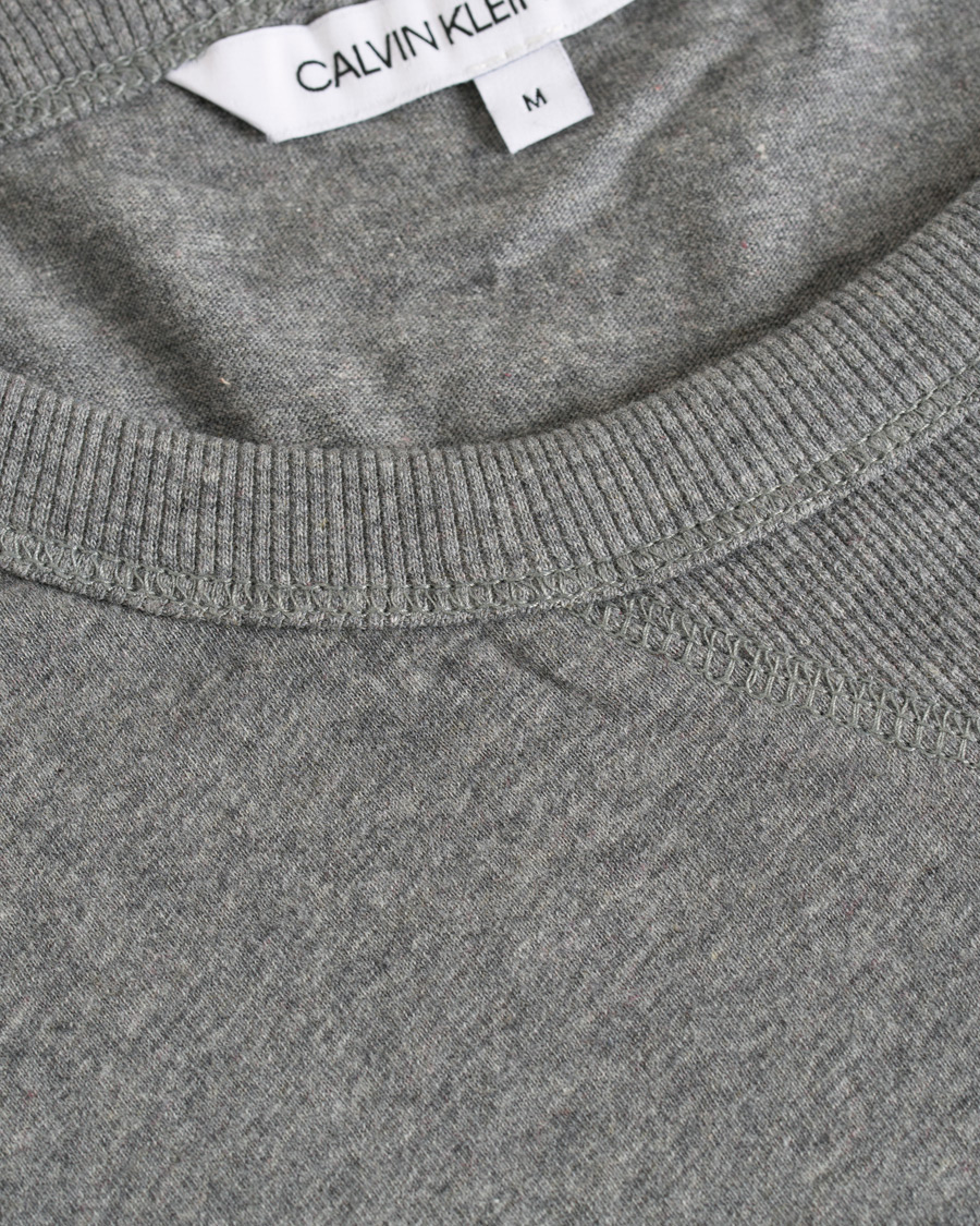 Homme | T-shirts | Calvin Klein Jeans | Monogram Sleeve Badge Tee Mid Grey Heather