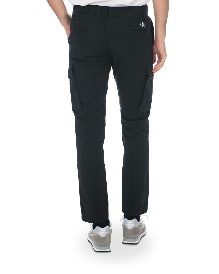 Homme | Pantalons | Calvin Klein Jeans | Skinny Washed Cargo Pants Black