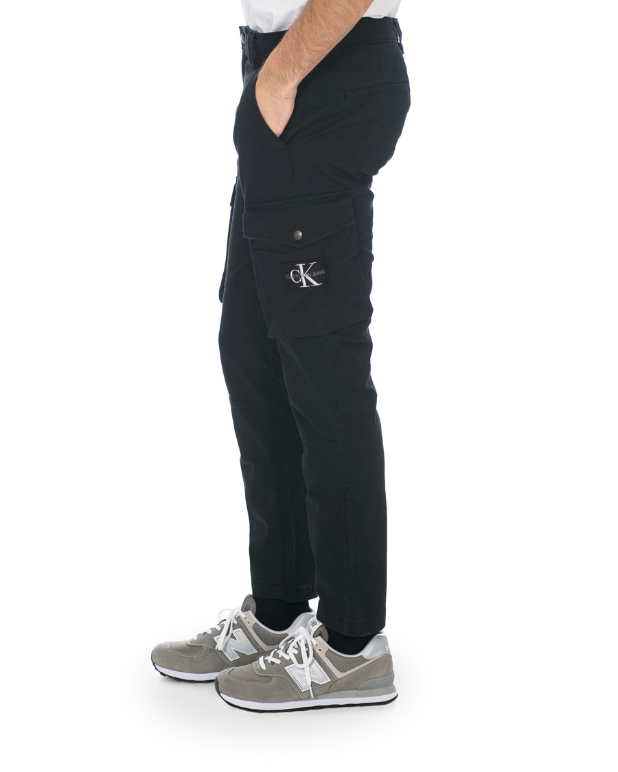 Homme | Pantalons | Calvin Klein Jeans | Skinny Washed Cargo Pants Black