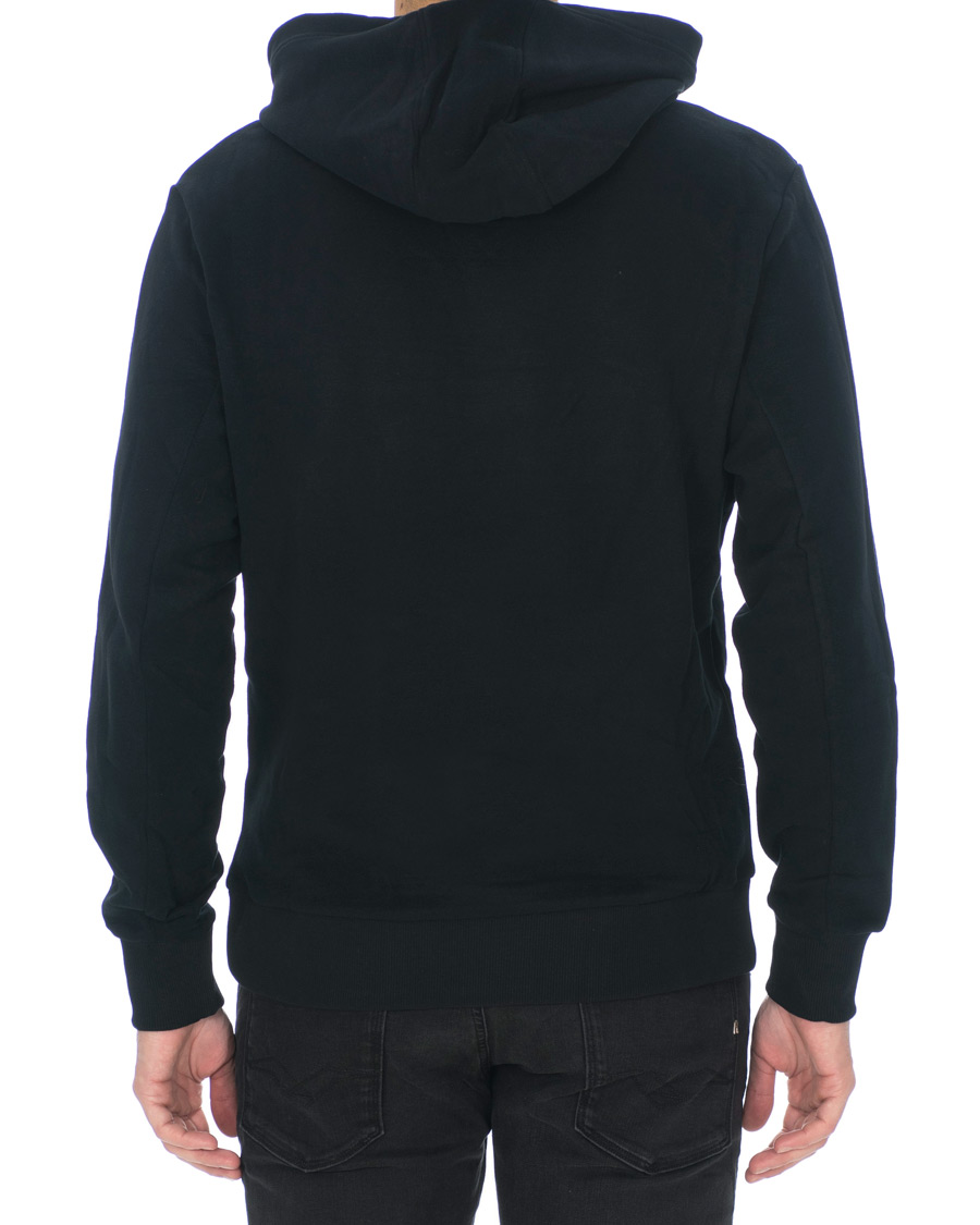 Homme | Pulls Et Tricots | Calvin Klein | Logo Stripe Hoodie Black