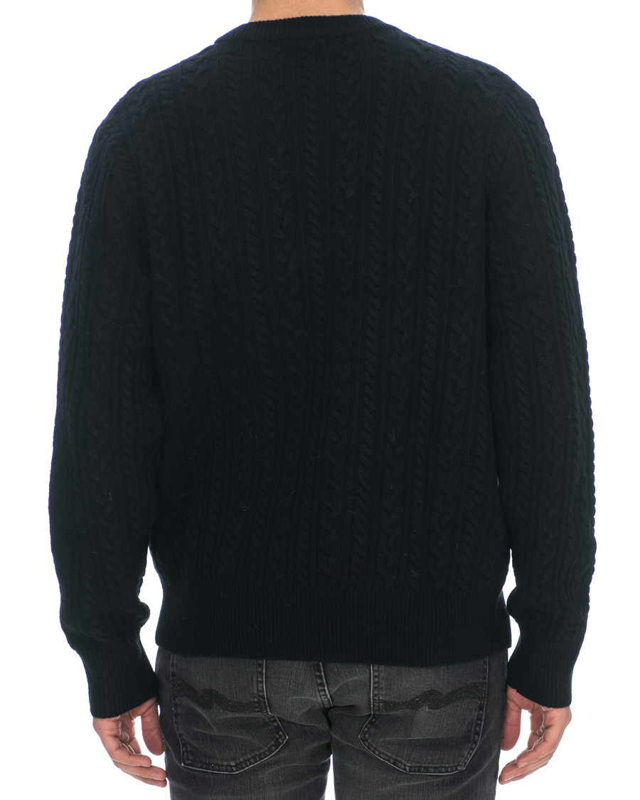 Homme | Pulls Et Tricots | J.Lindeberg | Gregor Soft Cable Crew Neck Black