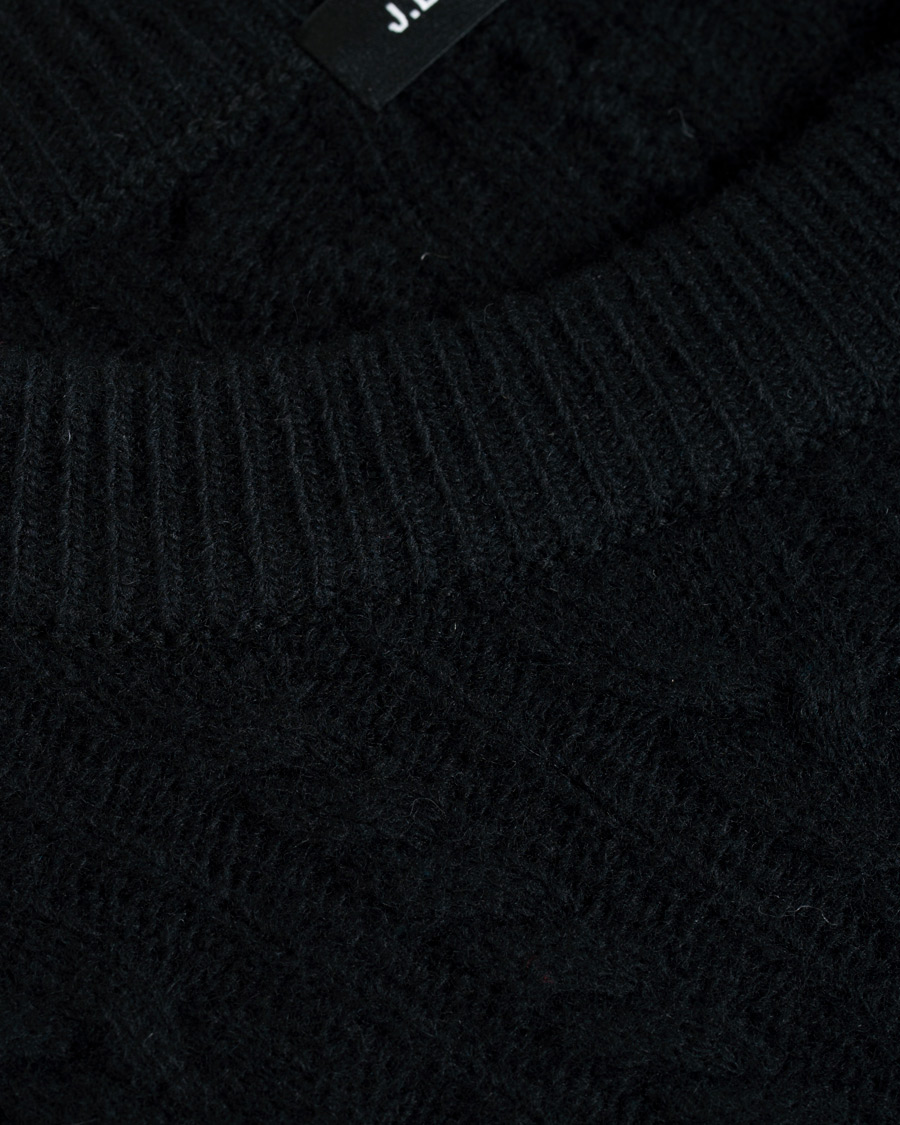 Homme | Pulls Et Tricots | J.Lindeberg | Gregor Soft Cable Crew Neck Black