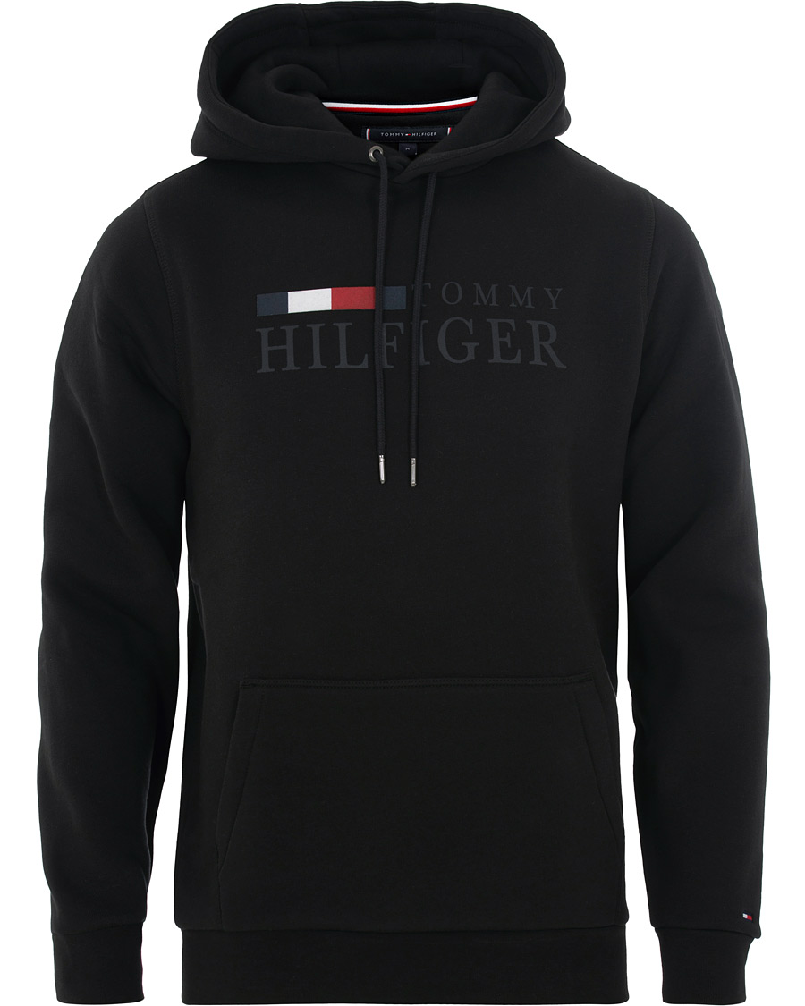Homme | Pulls Et Tricots | Tommy Hilfiger | Basic Logo Hoodie Black