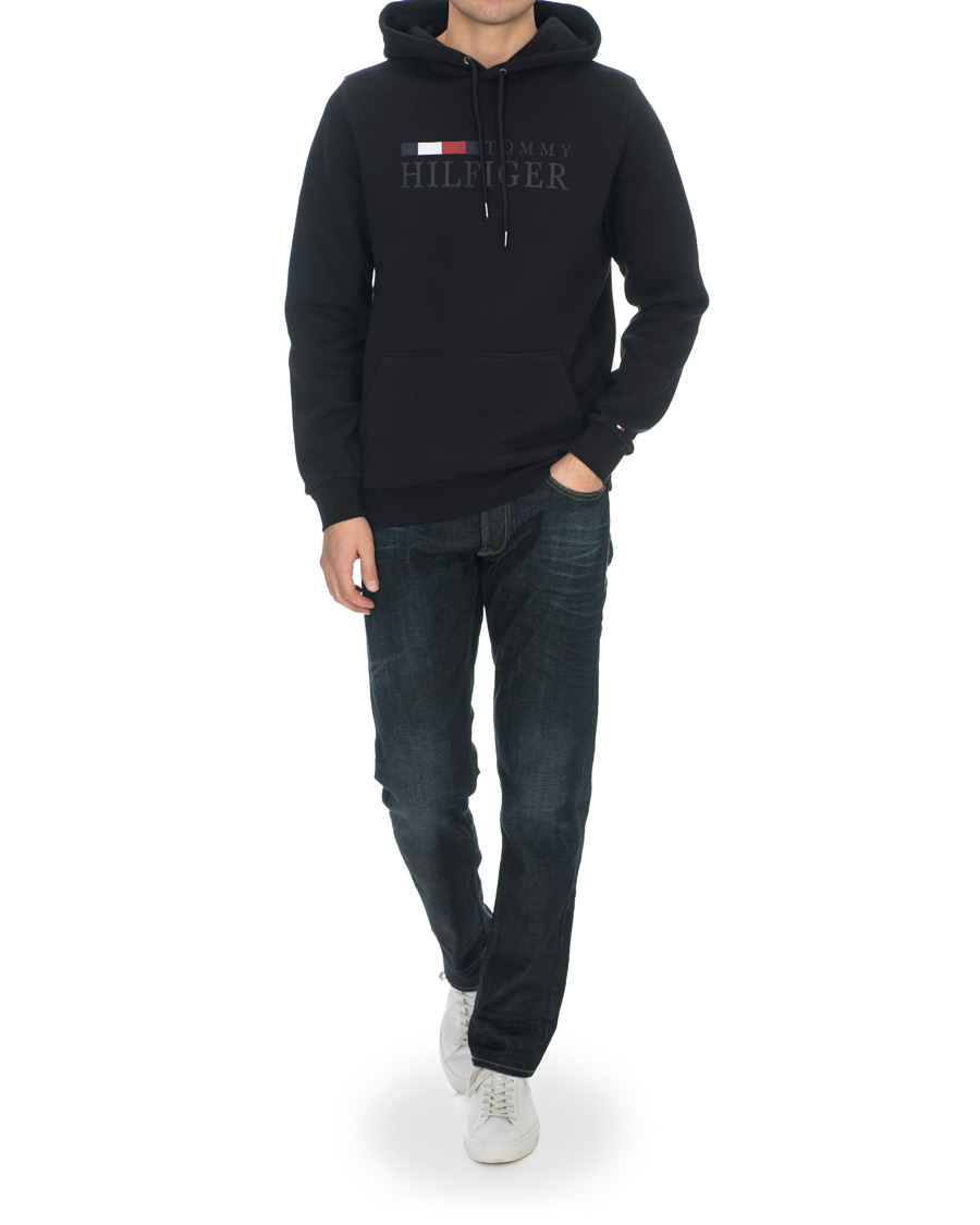 Homme | Pulls Et Tricots | Tommy Hilfiger | Basic Logo Hoodie Black