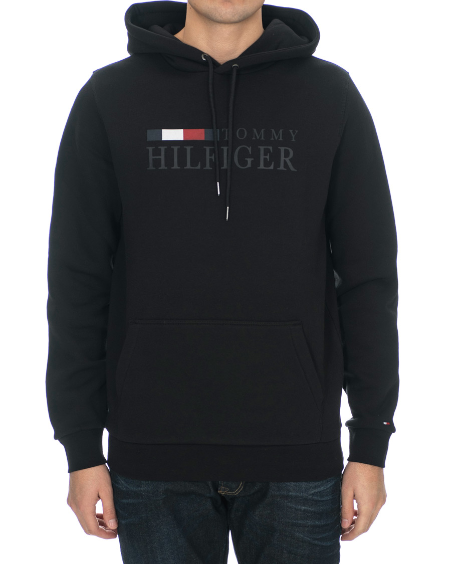 Homme | Pulls Et Tricots | Tommy Hilfiger | Basic Logo Hoodie Black