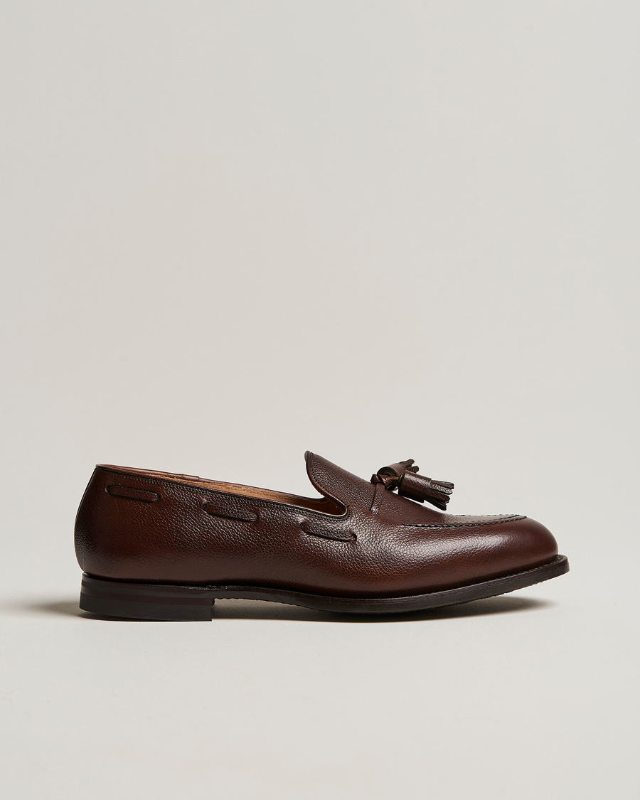 Heren | Instappers | Crockett & Jones | Cavendish 2 City Sole Dark Brown Grain