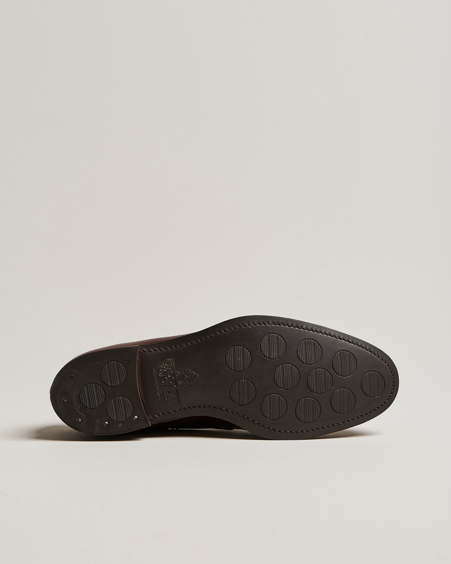 Heren | Instappers | Crockett & Jones | Cavendish 2 City Sole Dark Brown Grain