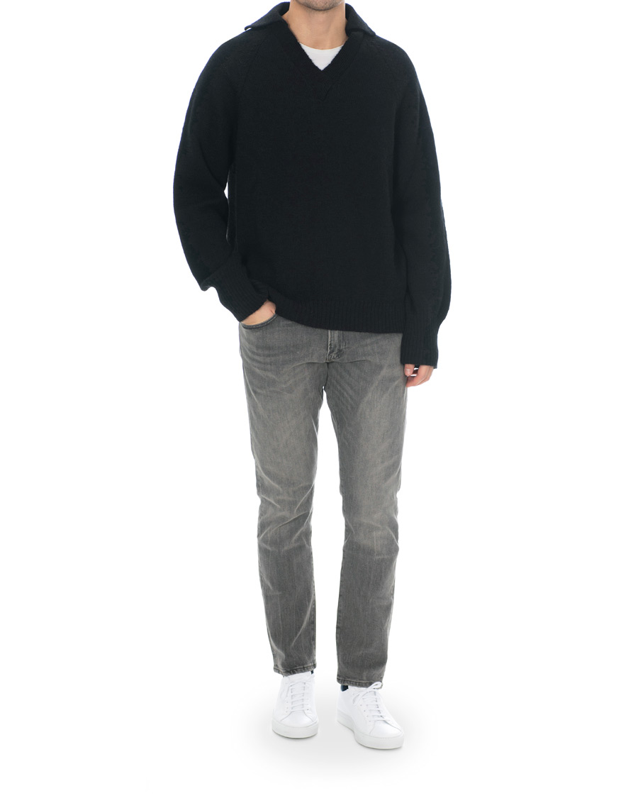 Homme | Pulls Et Tricots | Our Legacy | Big Knit Coarse Wool Sweater Black