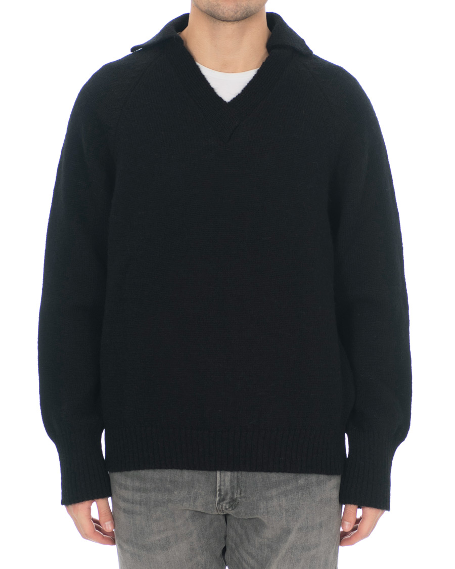 Homme | Pulls Et Tricots | Our Legacy | Big Knit Coarse Wool Sweater Black