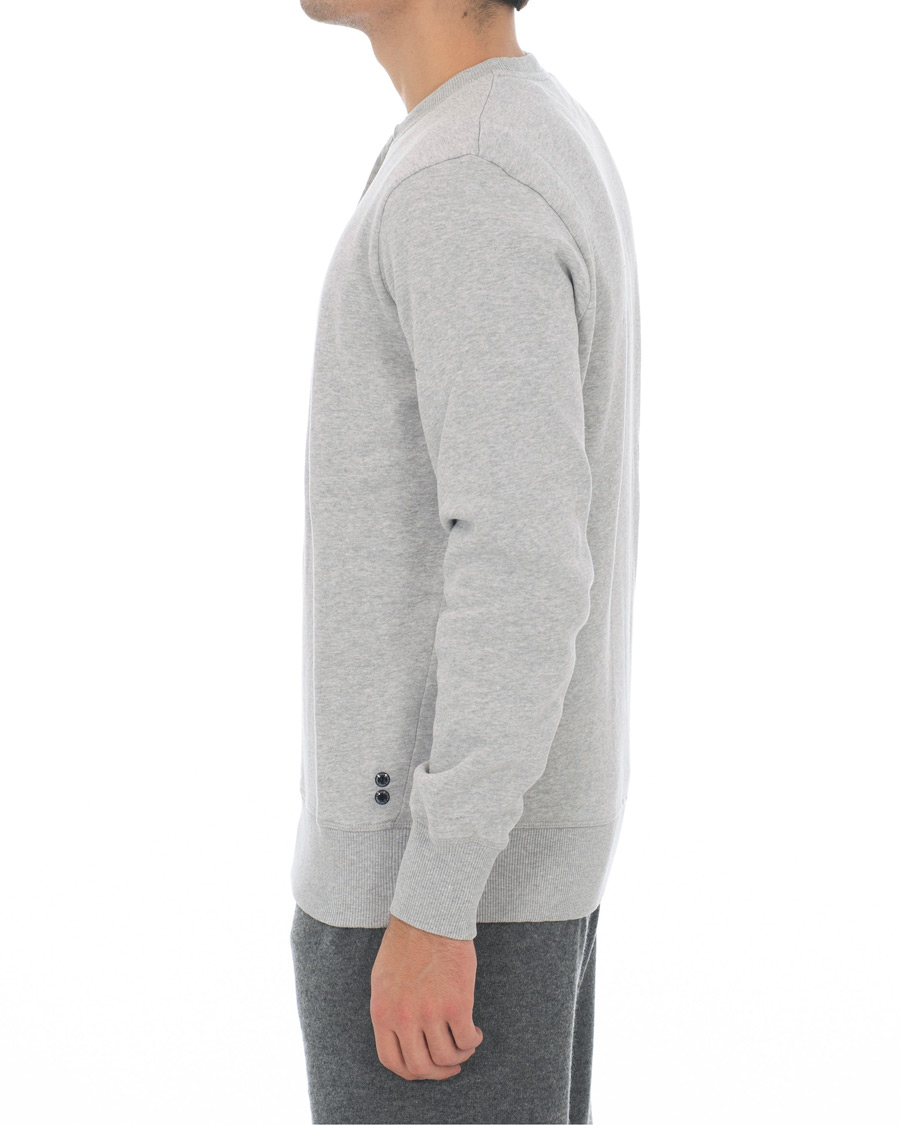 Heren | Truien | Ron Dorff | Drawstring Sweatshirt Grey Melange
