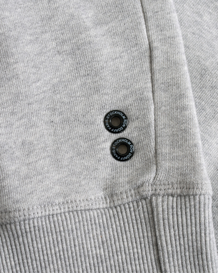 Heren | Truien | Ron Dorff | Drawstring Sweatshirt Grey Melange
