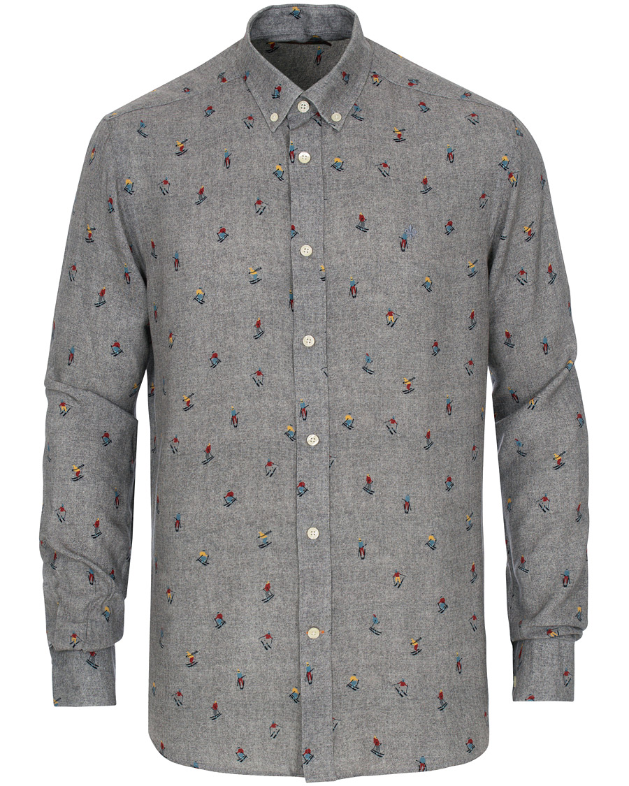 Homme | Chemises | Morris | Jasper Button Down Tencel Ski Shirt Grey