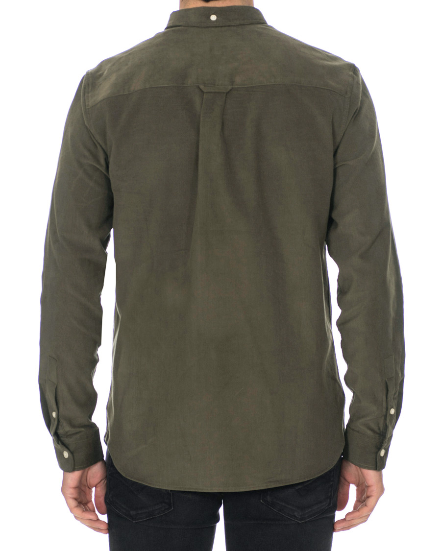 Homme | Chemises | Lyle & Scott | Baby Corduroy Shirt Olive Green