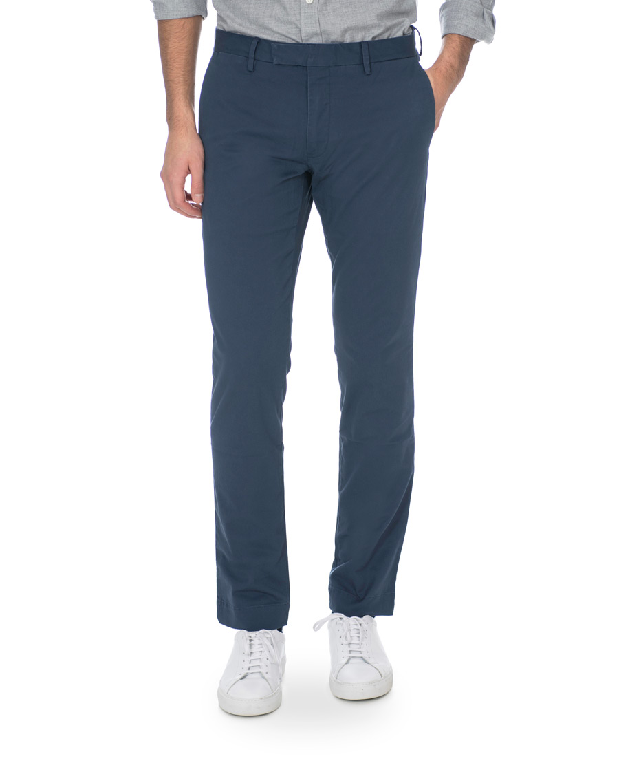 Homme | Pantalons | Polo Ralph Lauren | Slim Fit Stretch Hudson Chino Boston Navy