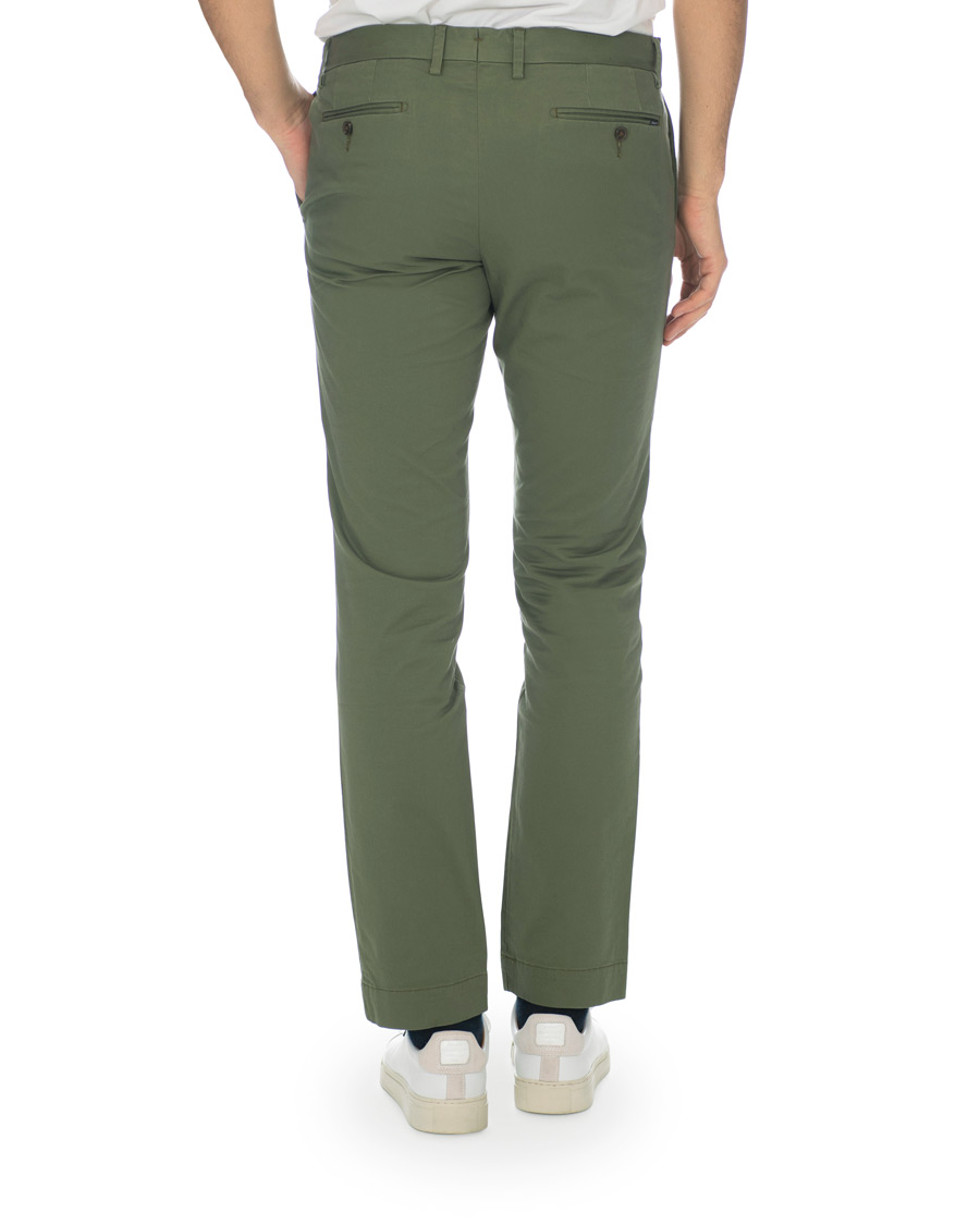 Homme | Pantalons | Polo Ralph Lauren | Slim Fit Stretch Hudson Chino Army Olive