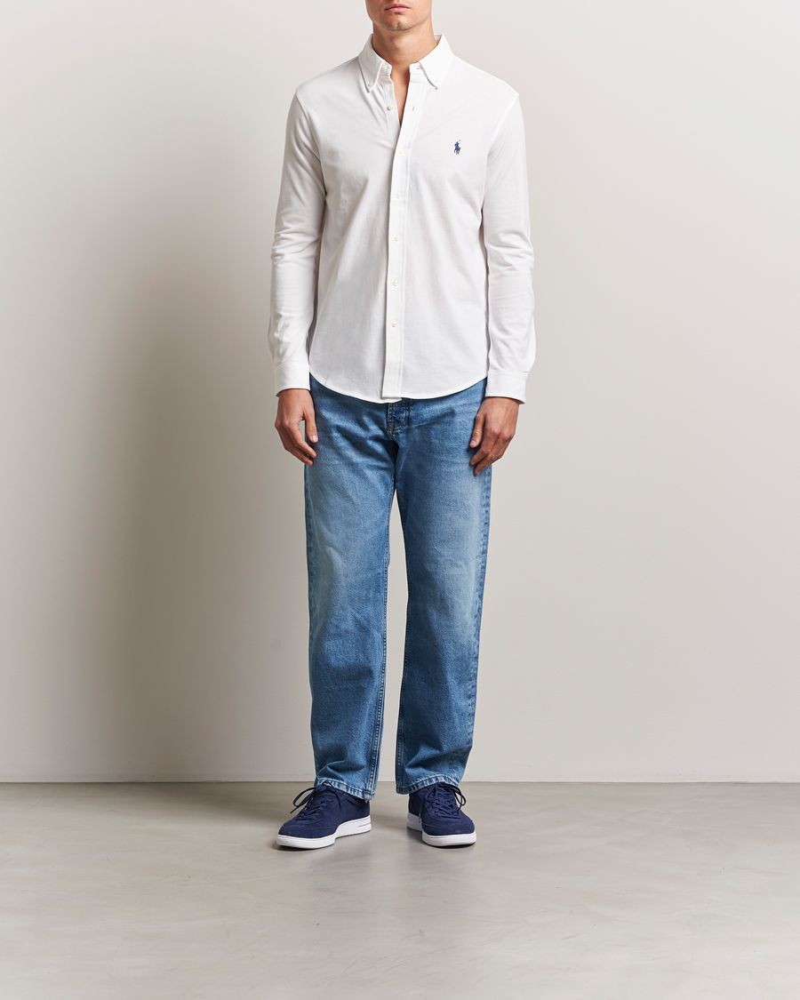 Heren | Overhemden | Polo Ralph Lauren | Featherweight Mesh Shirt White
