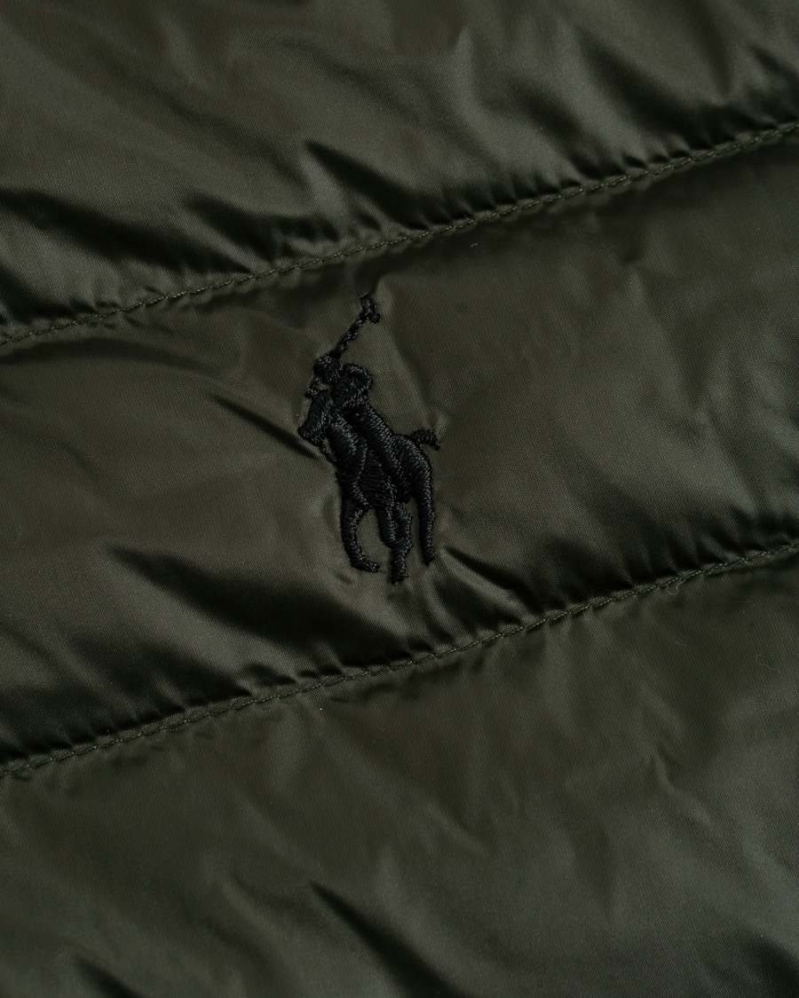 Homme | Manteaux Et Vestes | Polo Ralph Lauren | Reversible Down High Gloss Jacket Black/Olive