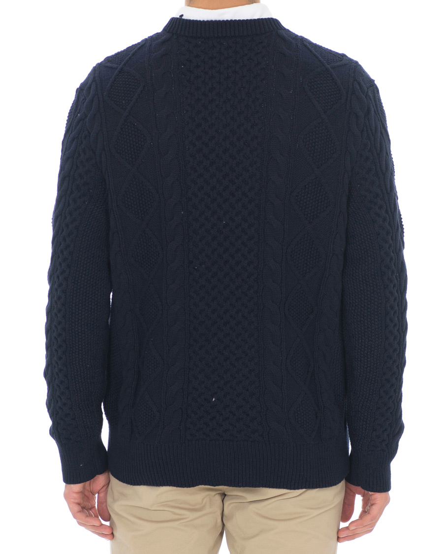 Homme | Pulls Et Tricots | Polo Ralph Lauren | Aran Knitted Sweater Hunter Navy