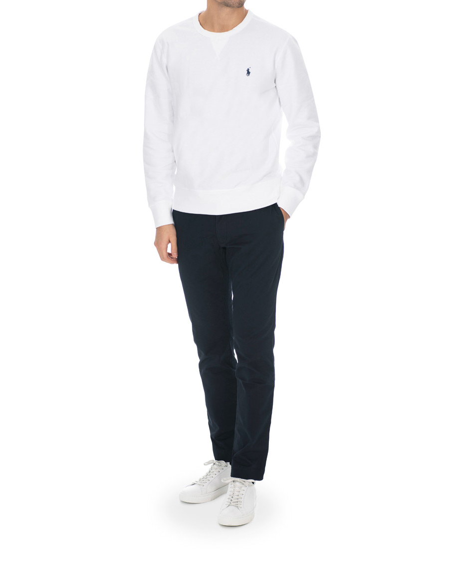 Homme | Pulls Et Tricots | Polo Ralph Lauren | Magic Fleece Sweatshirt White