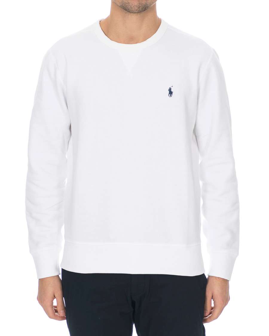 Homme | Pulls Et Tricots | Polo Ralph Lauren | Magic Fleece Sweatshirt White