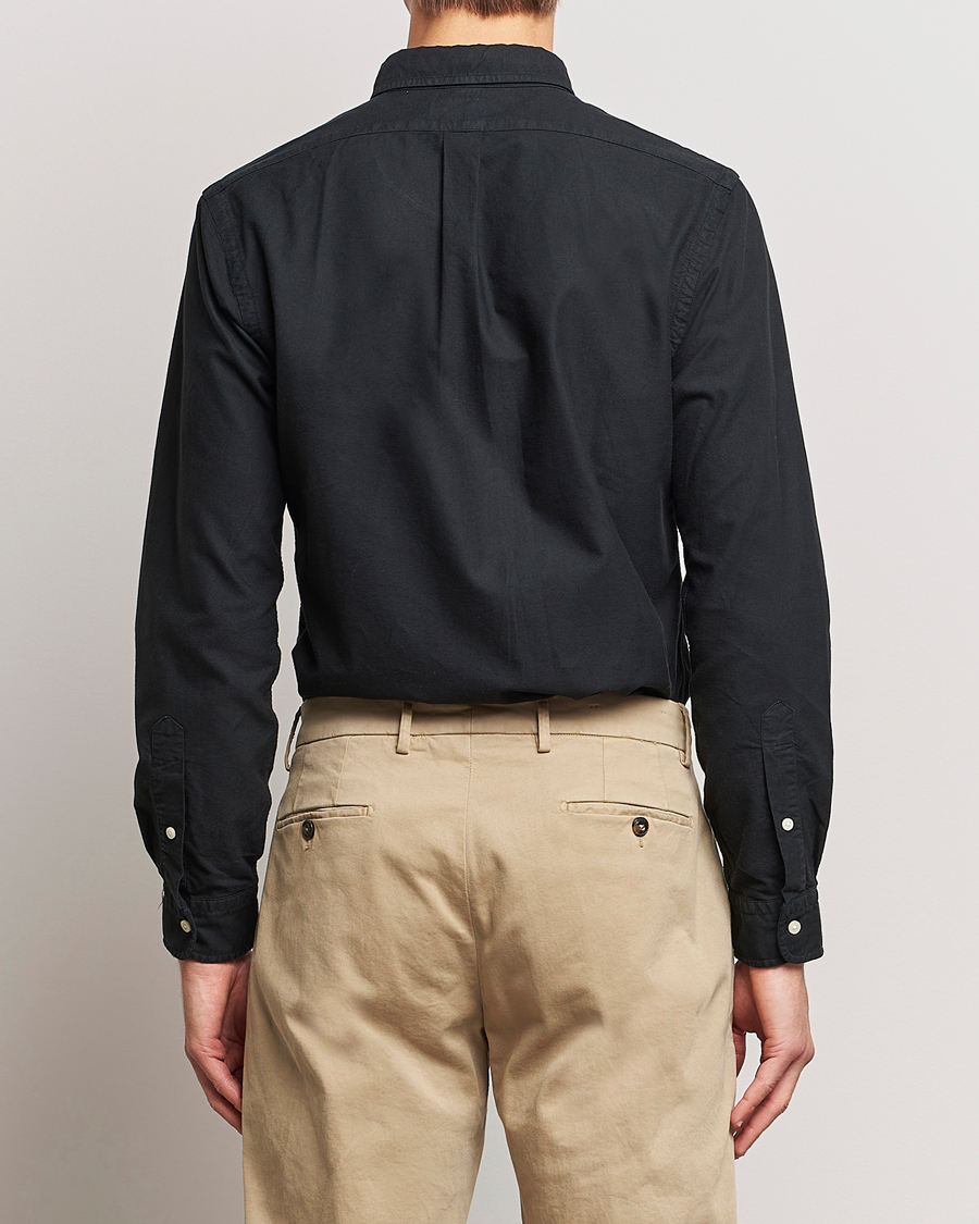 Heren | Overhemden | Polo Ralph Lauren | Slim Fit Garment Dyed Oxford Shirt Polo Black