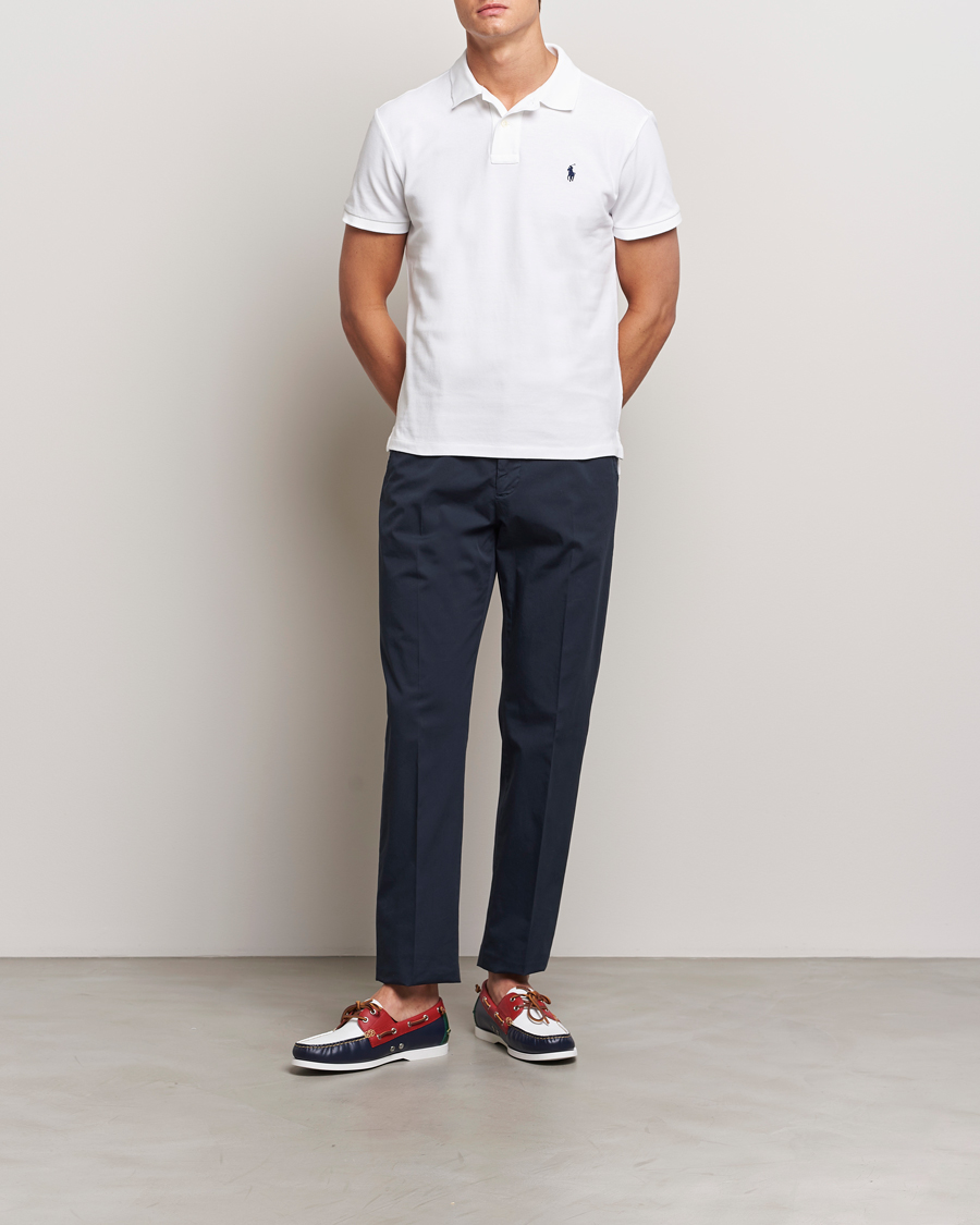 Heren | Polo's | Polo Ralph Lauren | Custom Slim Fit Polo White