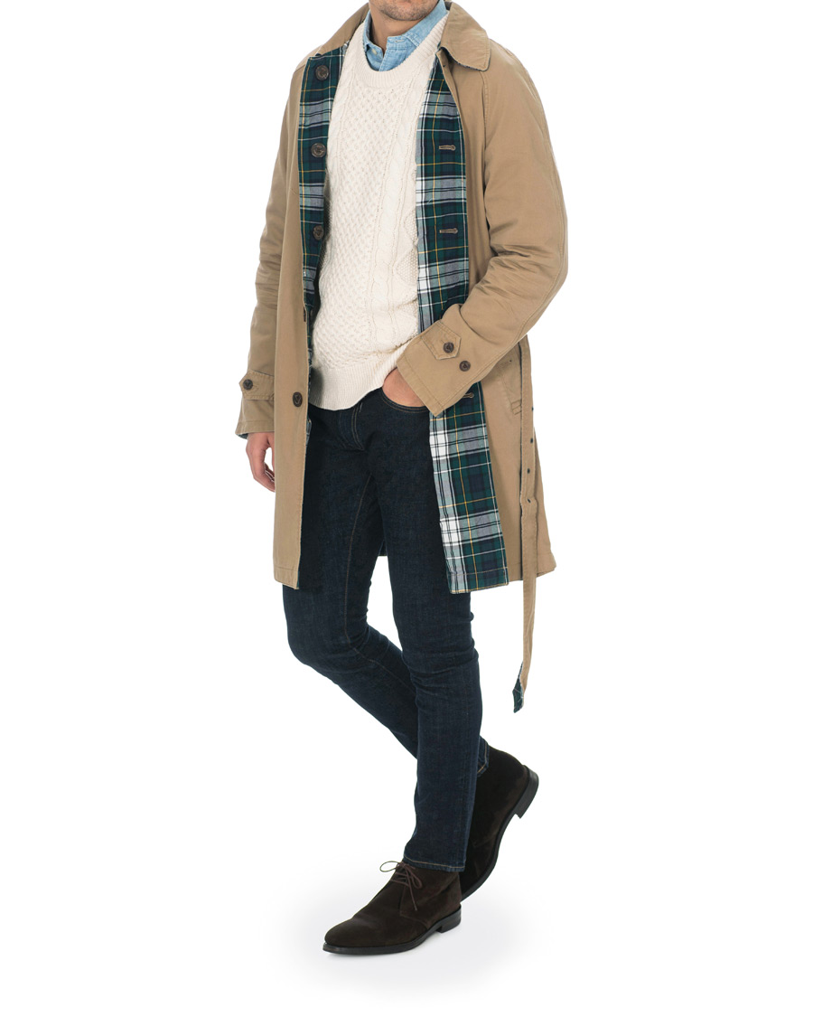 Homme | Manteaux Et Vestes | Polo Ralph Lauren | Reversible Trench Coat Desert Khaki/Gordon Tartan