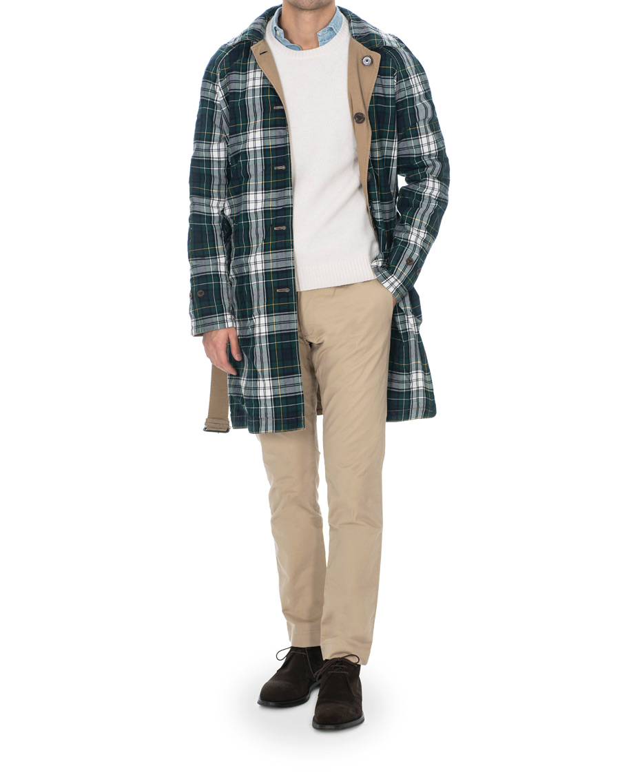 Homme | Manteaux Et Vestes | Polo Ralph Lauren | Reversible Trench Coat Desert Khaki/Gordon Tartan