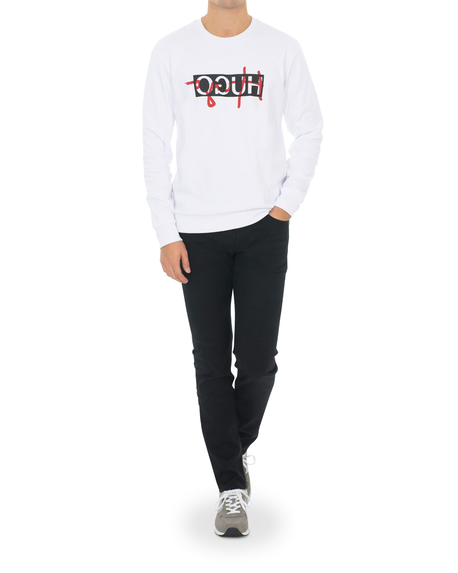 Homme | Pulls Et Tricots | HUGO | Dicago Logo Sweatshirt White