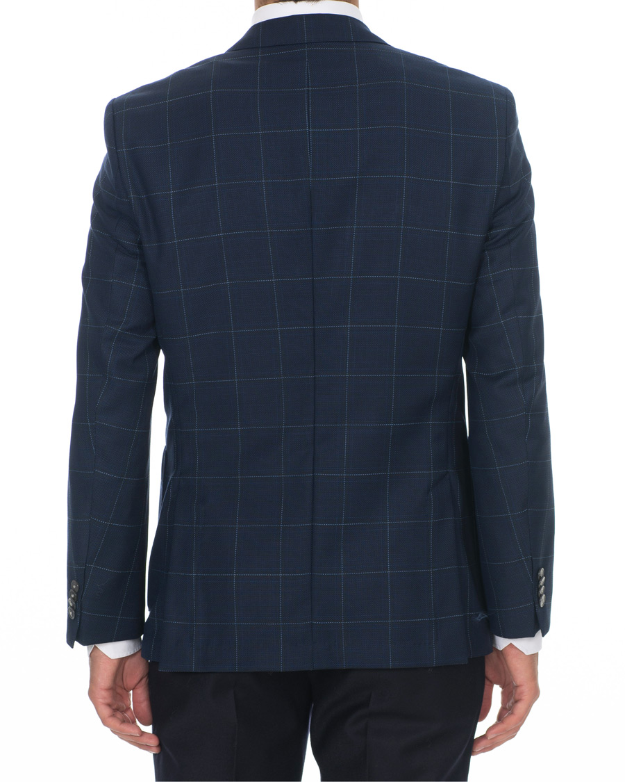 Homme | Blazers | BOSS BLACK | BOSS Janson Check Blazer Dark Blue