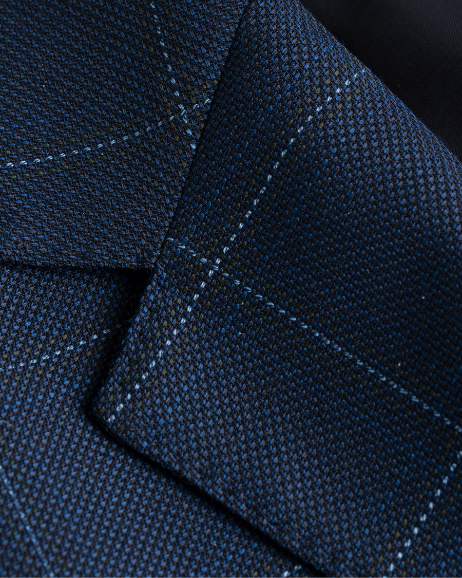 Homme | Blazers | BOSS BLACK | BOSS Janson Check Blazer Dark Blue