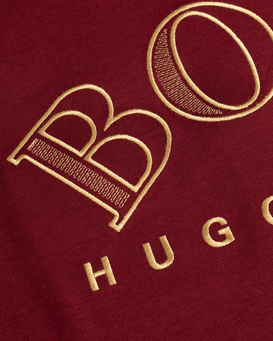 Heren | Truien | BOSS GREEN | BOSS Athleisure Salbo Crew Neck Sweathirt Dark Pink