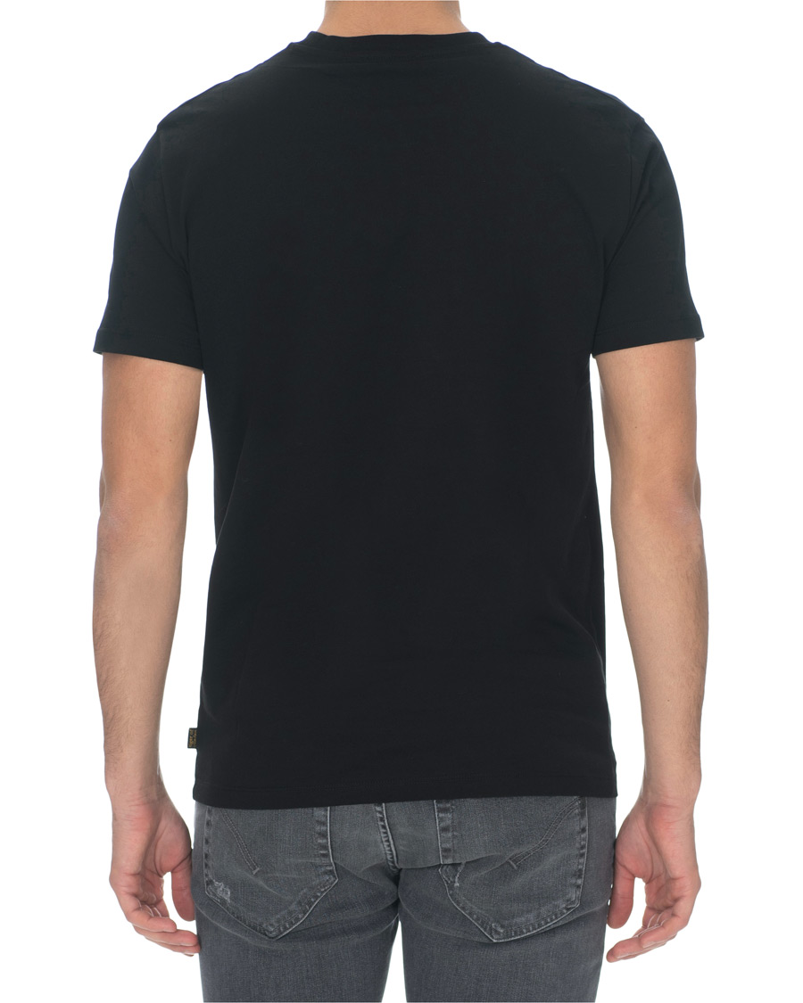 Heren | T-shirts | Tiger of Sweden Jeans | Fleek Printed Crew Neck Tee Black