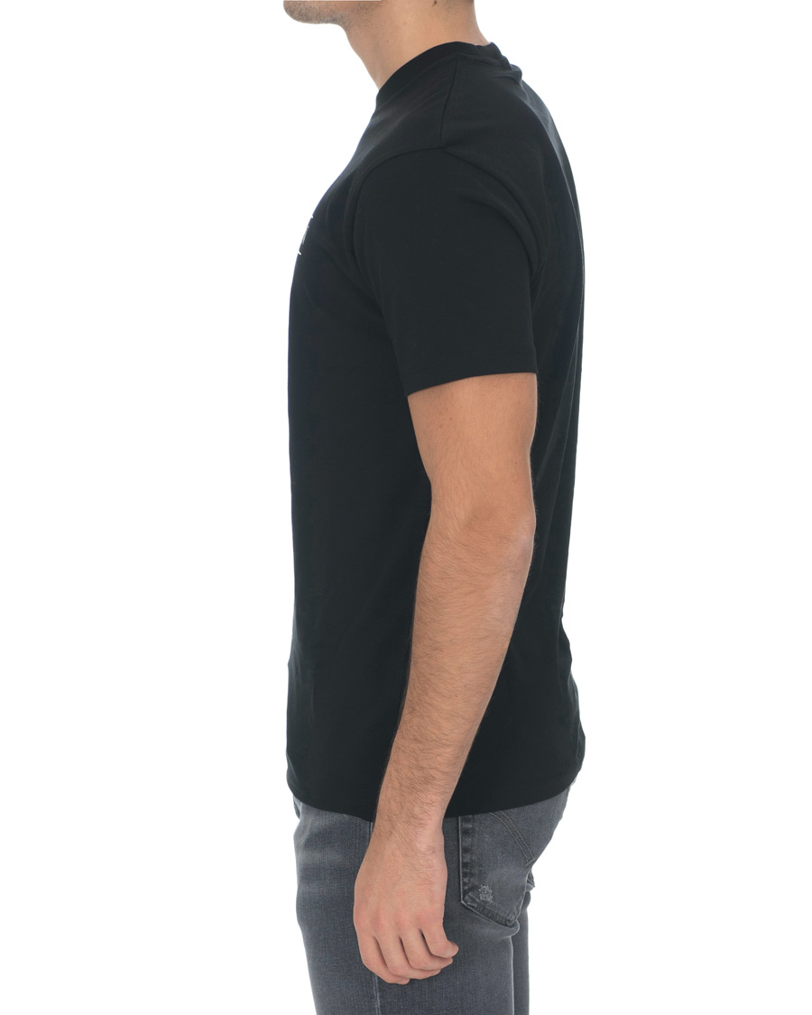 Heren | T-shirts | Tiger of Sweden Jeans | Fleek Printed Crew Neck Tee Black